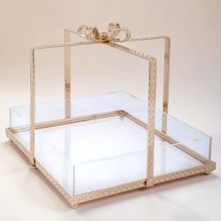 ПОДНОС ПОДАРЪК С ПАНДЕЛКА - МЕДНИ РАМКИ