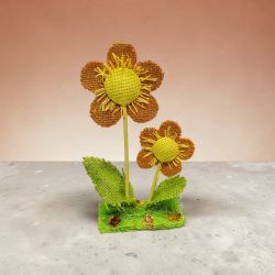 ДЕКОРАЦИЯ ЦВЕТЕ 25см - ЗЕБЛО И КОНОП