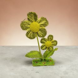 ДЕКОРАЦИЯ ЦВЕТЕ 25см - ЗЕБЛО И КОНОП