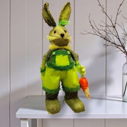 ДЕКОРАЦИЯ ЗАЕК /МОМЧЕ/ 45см - ЗЕБЛО И КОНОП