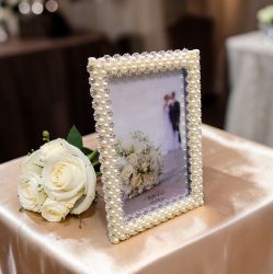 СВАТБЕНА РАМКА С ПЕРЛИ - НЕЗАБРАВИМИЯТ ДЕН