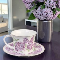 СЕРВИЗ ЗА КАФЕ / ЧАЙ  6чаши + 6 чинийки - ЛЮЛЯКОВИ НОЩИ