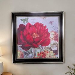 КАРТИНА С РАМКА 34см*34см - АЛЕНОТО ЦВЕТЕ