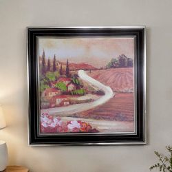 КАРТИНА С РАМКА 34см*34см - ПЪТ КЪМ ДОМА