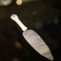 НОЖ / ШПАТУЛА - СРЕБЪРНА  ПРОЛЕТ
