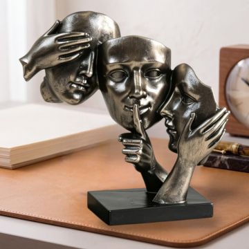 ФИГУРА ЛИЦА  НЕ ЧУХ, НЕ ВИДЯХ, НЕ ГОВОРЯ - ЛИЦАТА НА ЖИВОТА