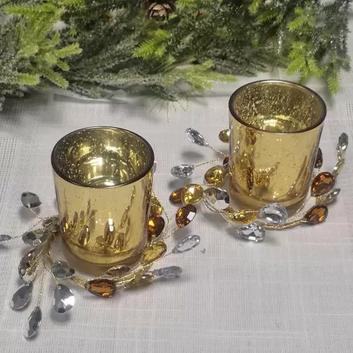 СВЕЩНИК В ПОДАРЪЧНА КУТИЯ - СТЪКЛЕНА ФИЕСТА