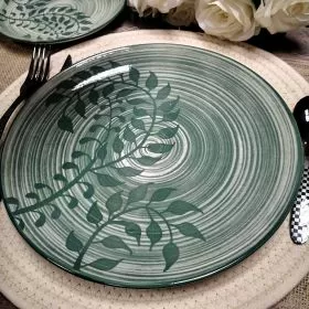 СЕРВИЗ ХРАНА 18 ЧАСТИ - МОСТОВЕТЕ НА МЕДИСЪН / ЗЕЛЕНО /