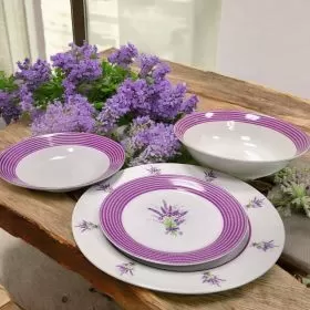 СЕРВИЗ ЗА ХРАНЕНЕ 19 части - БУКЕТ ЛАВАНДУЛА