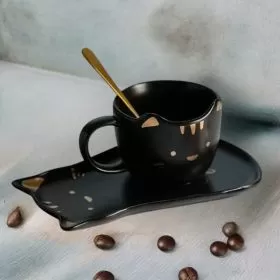 КОМПЛЕКТ ЧАША+ЧИНИЙКА+ЛЪЖИЦА - КОТЕШКИ УСМИВКИ