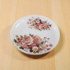 СЕРВИЗ ЗА КАФЕ ЗА ДВАМА / 2 чаши  + 2 чинийки / - КАДИФЕ ОТ ЕСЕН И ЦВЕТЯ