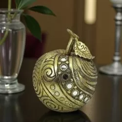 ДЕКОРАЦИЯ ЯБЪЛКА 14см -  ПЛОД ОТ РАЙСКАТА ГРАДИНА
