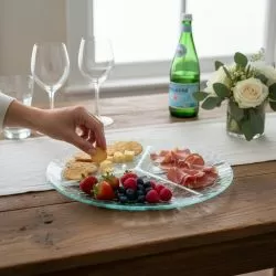 СТЪКЛЕН КРЪГЪЛ ОРДЬОВЪР - РЕЛЕФ И ПРОЗРАЧНОСТ