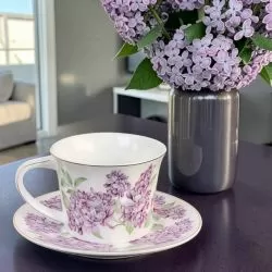 СЕРВИЗ ЗА КАФЕ / ЧАЙ  6чаши + 6 чинийки - ЛЮЛЯКОВИ НОЩИ