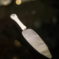 НОЖ / ШПАТУЛА - СРЕБЪРНА  ПРОЛЕТ