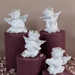 ФИГУРКА АНГЕЛЧЕ - СЪРЦЕ ЗА ЛЮБОВ