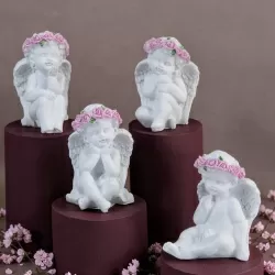 ФИГУРКА АНГЕЛЧЕ - ЗАКРИЛАТА НА АНГЕЛА
