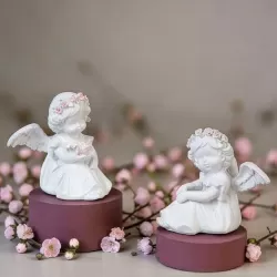 ФИГУРКА АНГЕЛЧЕ - ЛЮБОВТА НА РОЗАТА