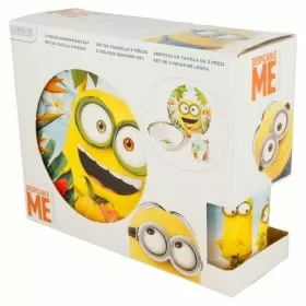 MINIONS комплект за хранене 3 части