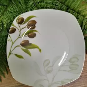 ПОРЦЕЛАНОВ СЕРВИЗ ЗА ХРАНЕНЕ 19 ЧАСТИ - ОЛИВА