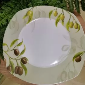 ПОРЦЕЛАНОВ СЕРВИЗ ЗА ХРАНЕНЕ 19 ЧАСТИ - ОЛИВА