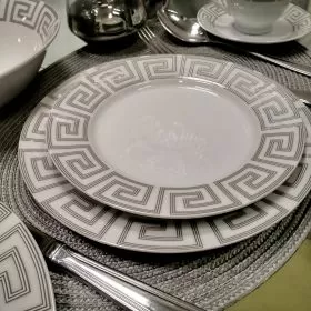 СЕРВИЗ ЗА ХРАНЕНЕ 19 ЧАСТИ - СРЕБЪРЕН РИМ