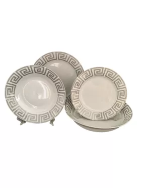 СЕРВИЗ ЗА ХРАНЕНЕ 19 ЧАСТИ - СРЕБЪРЕН РИМ