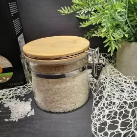 КУХНЕНСКИ БУРКАН ОТ СТЪКЛО С ХЕРМЕТИЧЕСКИ КАПАК - СПОМЕНИ ОТ СТАРИЯ КИЛЕР