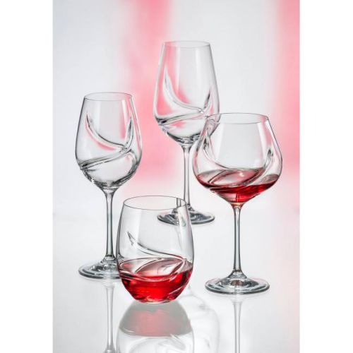 Комплект 2 чаши за червено вино 350 мл Chrystalex Turbolence