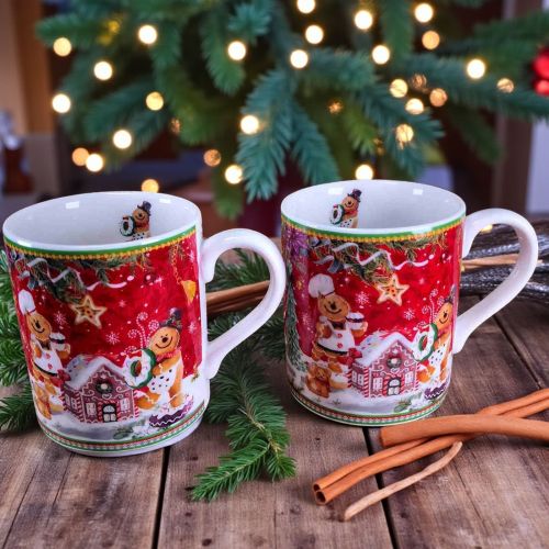 КОМПЛЕКТ ОТ ДВА БРОЯ КОЛЕДНИ ЧАШИ - КАНЕЛЕНА СЛАДОСТ