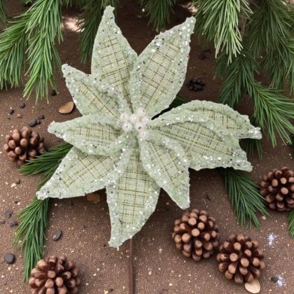 ЛУКСОЗНА КОЛЕДНА ЗВЕЗДА 60см - ЦВЕТЕТО НА ПРАЗНИКА