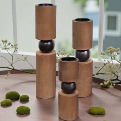 Комплект 3 броя свещници 