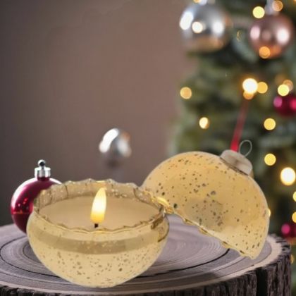 СВЕТЕЩА КОЛЕДНА ТОПКА - СВЕТЛИНА И УЮТ