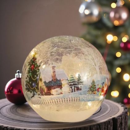 СВЕТЕЩА КОЛЕДНА ТОПКА - МАГИЯ В ПРАЗНИЧНАТА НОЩ