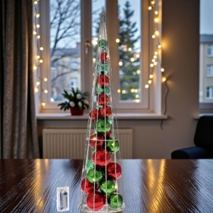 КОЛЕДНА ЕЛХА / КОНУС СЪС СВЕТЛИНКИ