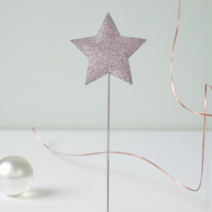 МЕТАЛНА ПРЪЧКА СЪС ЗВЕЗДА - ОРИСНИЦА ЗА ДОБРО