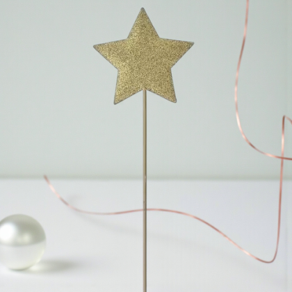 МЕТАЛНА ПРЪЧКА СЪС ЗВЕЗДА - ОРИСНИЦА ЗА ДОБРО