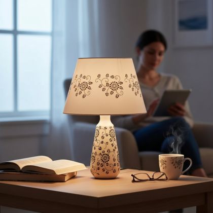 НОЩНА ЛАМПА /НАСТОЛНА - СВЕТЛИНАТА НА ЦВЕТЯТА