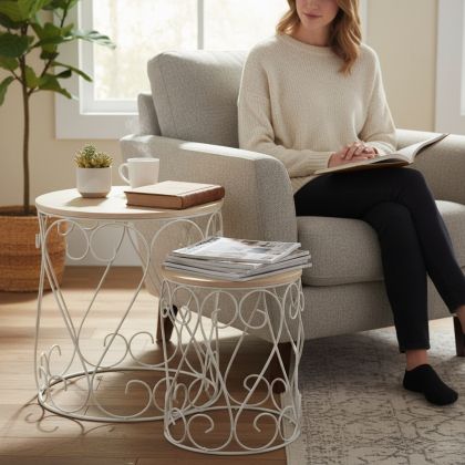 КОМПЛЕКТ ОТ 2 броя ПОМОЩНИ МАСИЧКИ - ПРАКТИЧЕН ДОМ