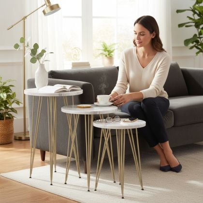 КОМПЛЕКТ ОТ 3 броя ПОМОЩНИ МАСИЧКИ - ПРАКТИЧЕН ДОМ