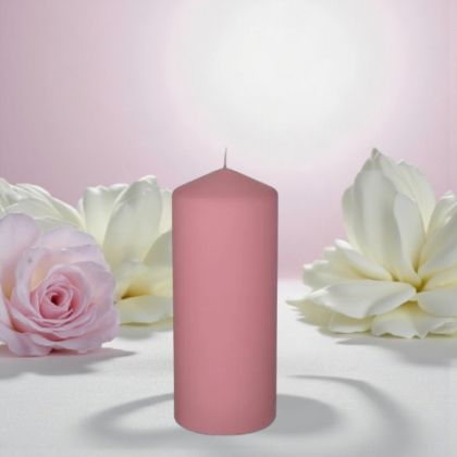 Свещ- парафинова розова