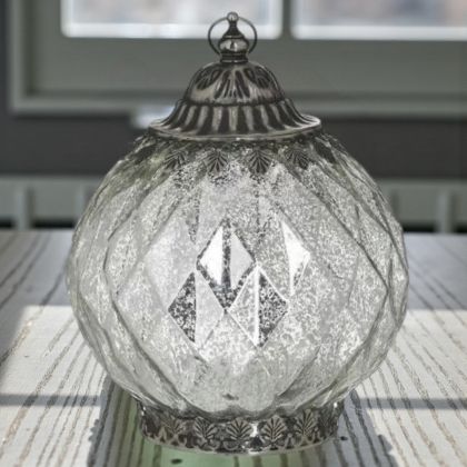 Свещник лед фенер - кръгъл