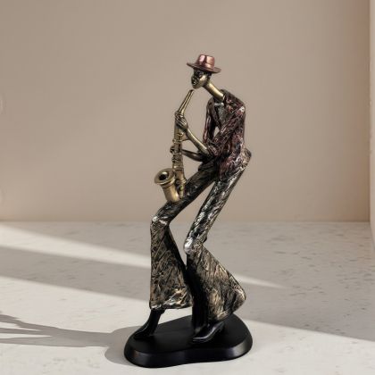 ФИГУРА МУЗИКАНТ САКСОФОНИСТ - НОТИ И РИТЪМ