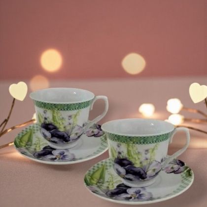 СЕРВИЗ КАФЕ / ЧАЙ ЗА ДВАМА - ПРОЛЕТНИ ТЕМЕНУГИ