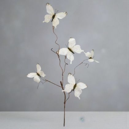 ДЕКОРАТИВЕН СТРЪК С ПЕПЕРУДИ 95см - ПОЛЕТ С КРАСИВИ КРИЛЕ