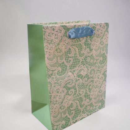 ПОДАРЪЧНА ТОРБИЧКА 23см*18см / 4 валианта / - БРОКАТЕНА ДАНТЕЛА