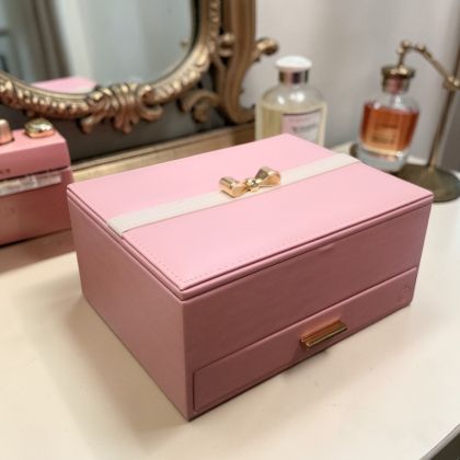 ЛУКСОЗНА КУТИЯ ЗА БИЖУТА / 3 варианта на цвят / - ЖЕНСКО СЪКРОВИЩЕ