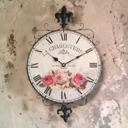 СТЕНЕН МЕТАЛЕН ЧАСОВНИК 55см - ТАЙНИТЕ НА ВРЕМЕТО