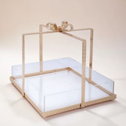 ПОДНОС ПОДАРЪК С ПАНДЕЛКА - МЕДНИ РАМКИ