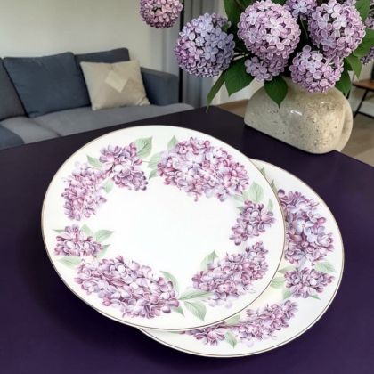 КОМПЛЕКТ 2 броя ПОРЦЕЛАНОВИ ЧИНИИ 19см - ЛЮЛЯКОВИ НОЩИ